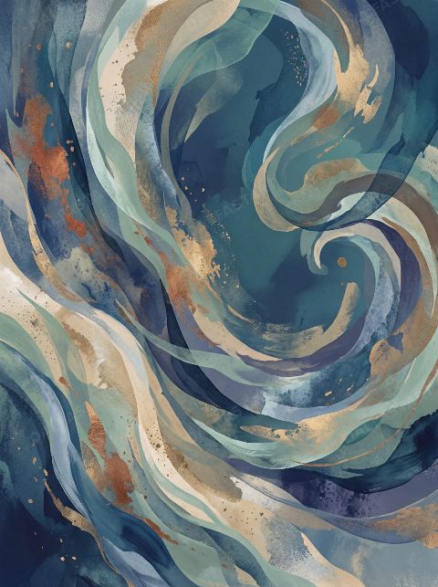 Deep Eddy — printable digital art preview