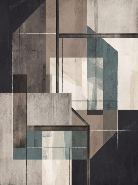 Steel Quarter — printable digital art preview