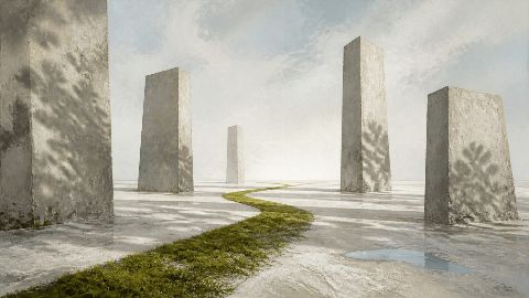 Urban Rewilding City Makes Room — printable digital art preview