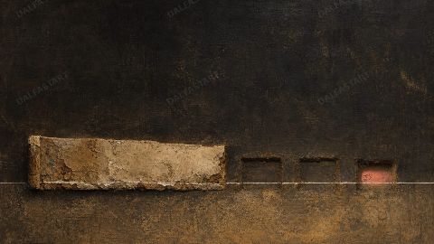 Adaptive Reuse Empty Floor Learns Warmth — printable digital art preview