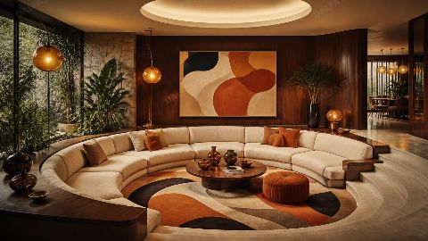 Sunken Lounge — printable digital art preview