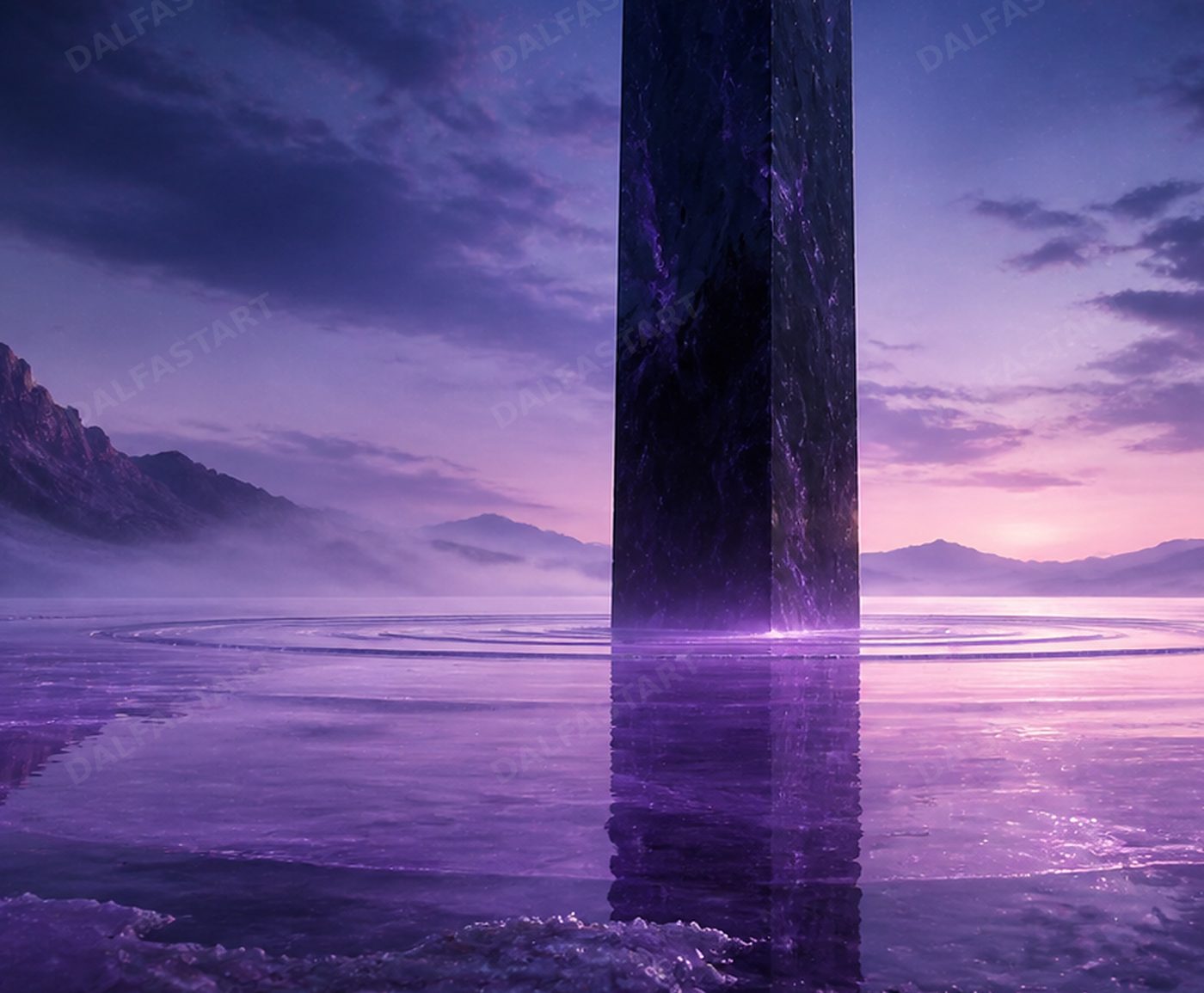 Violet Monolith — full preview