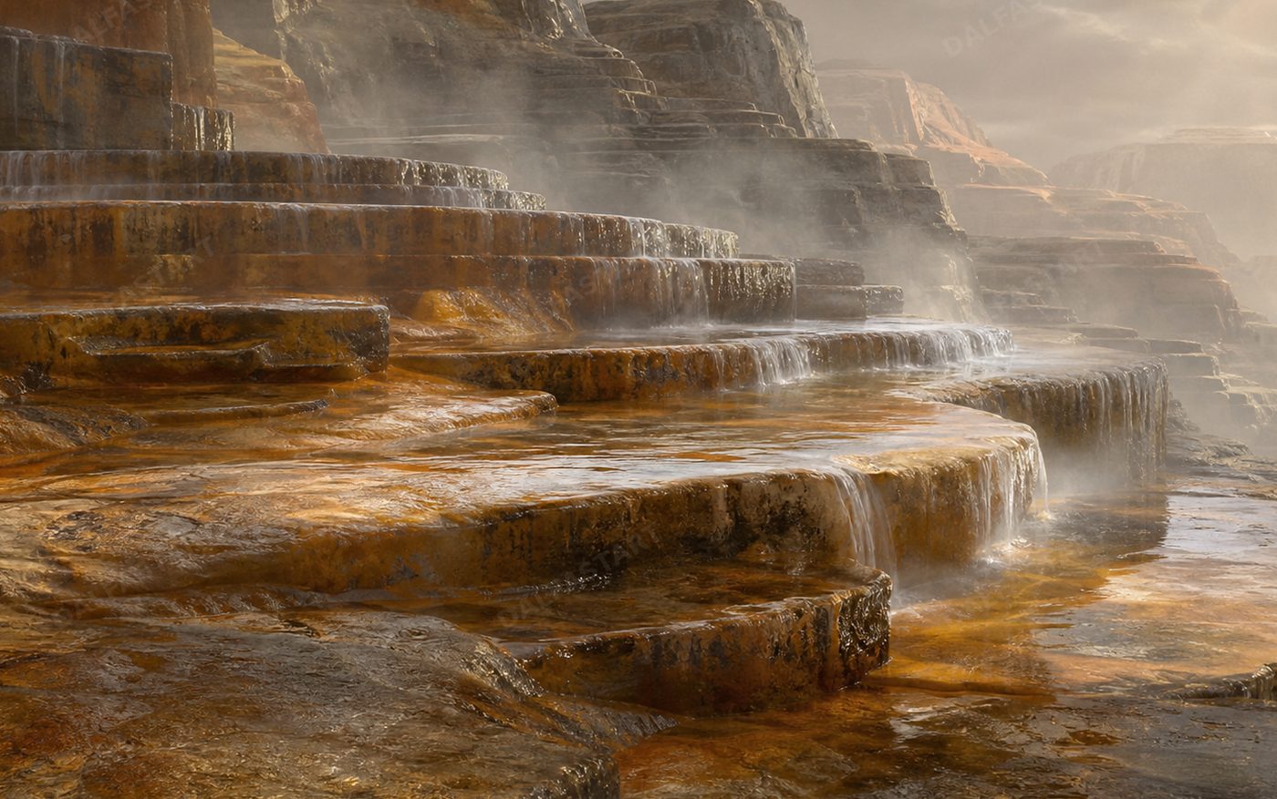 Ochre Cascade — full preview