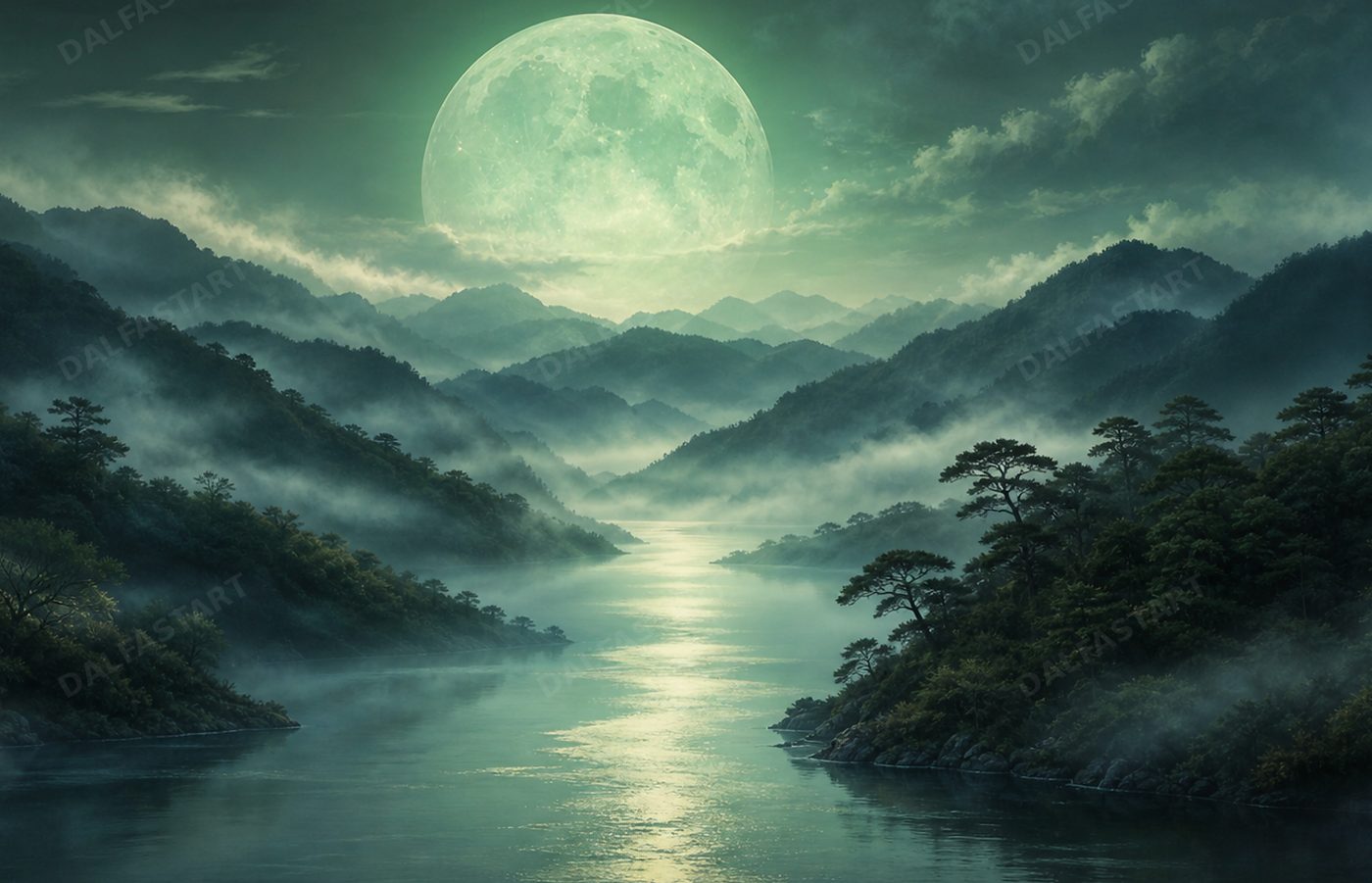 Celadon Moonrise — full preview