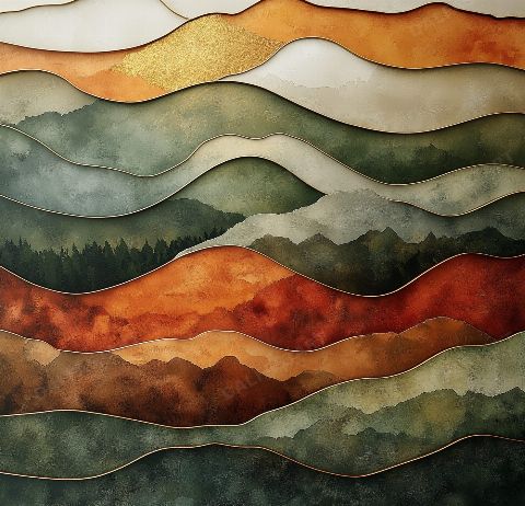 Hidden Valley — printable digital art preview